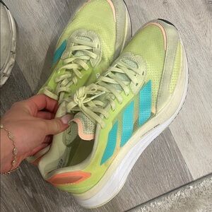 Adidas Women's Neon Green Athletic Shoes